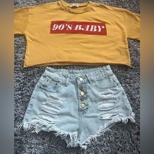 Shein cute sexy shorts